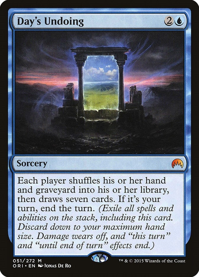 Image for Day's Undoing (51) (ORI) - Magic: The Gathering