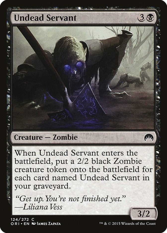Image for Undead Servant (124) - Magic: The Gathering