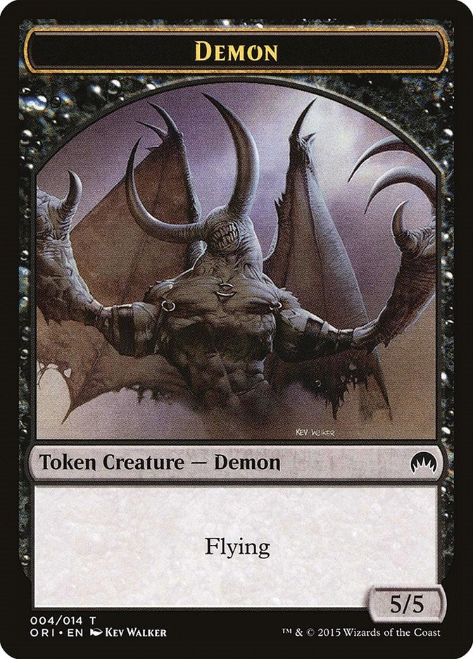 Image for Demon Token (4) (ORI) - Magic: The Gathering