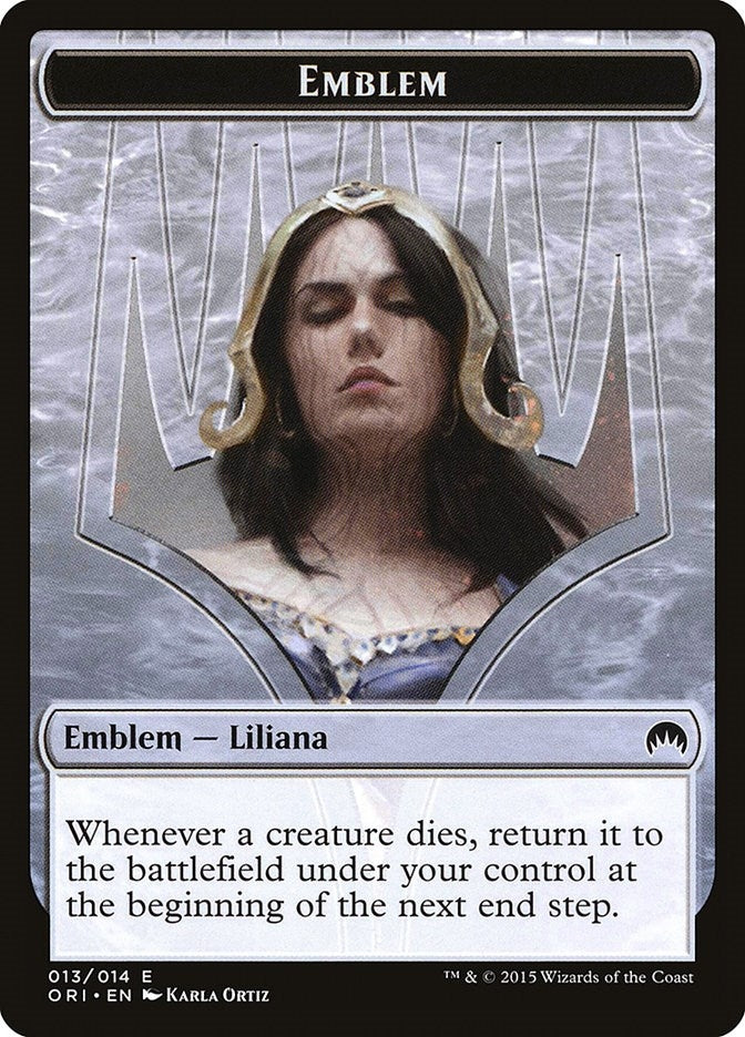 Image for Emblem - Liliana, Defiant Necromancer (13) - Magic: The Gathering