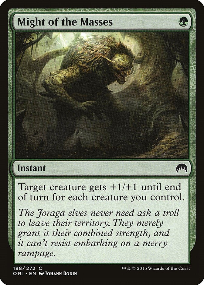 Image for Might of the Masses (188) - Magic: The Gathering