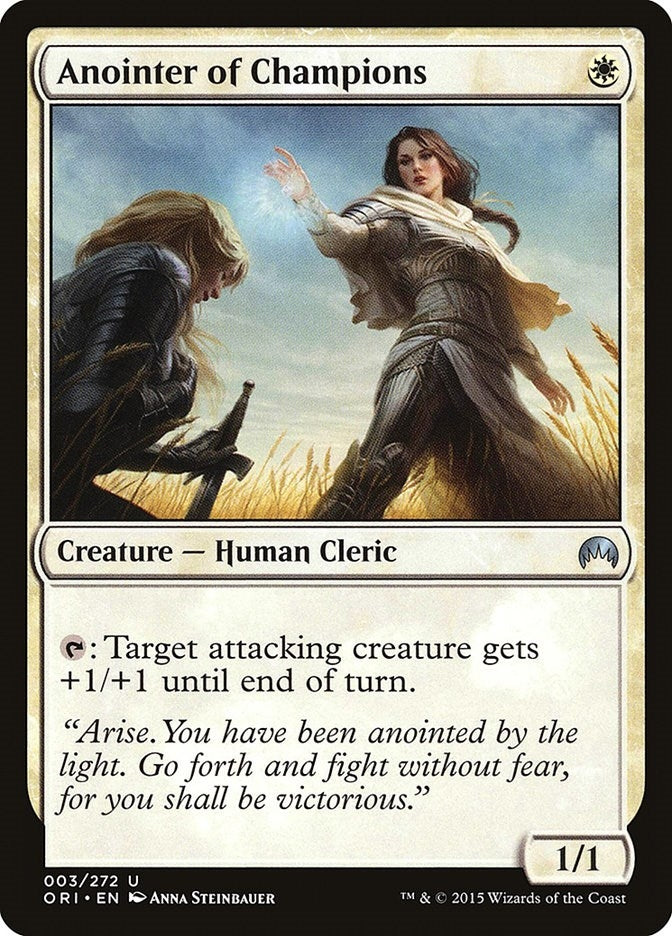 Image for Anointer of Champions (3) (ORI) - Magic: The Gathering