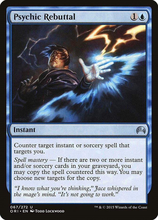 Image for Psychic Rebuttal (67) - Magic: The Gathering