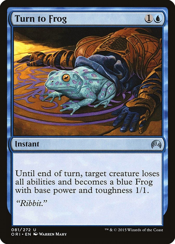 Image for Turn to Frog (81) - Magic: The Gathering