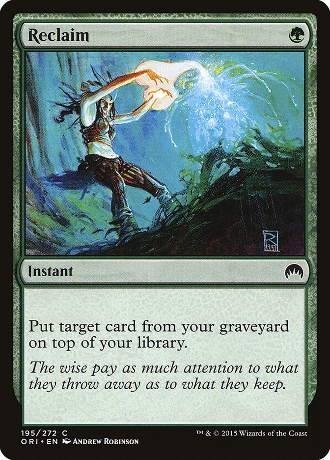 Image for Reclaim (195) - Magic: The Gathering