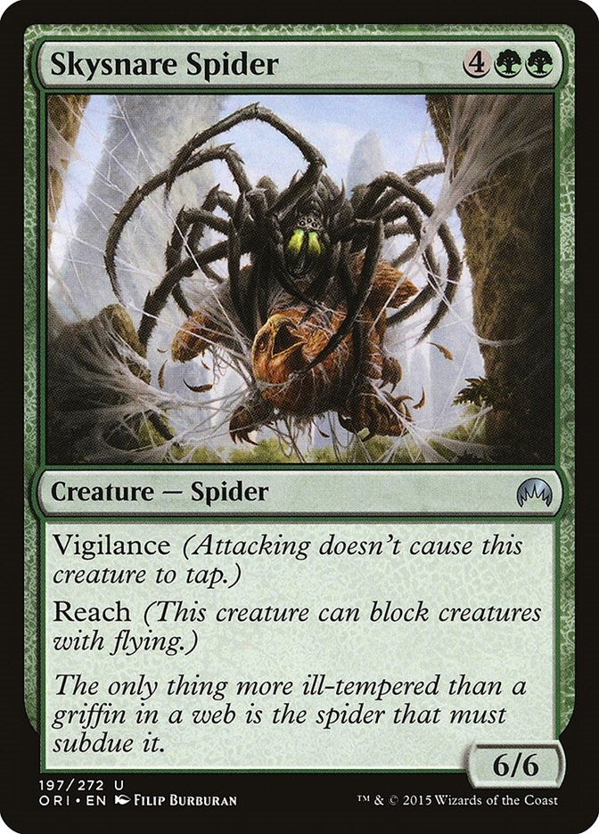 Image for Skysnare Spider (197) - Magic: The Gathering