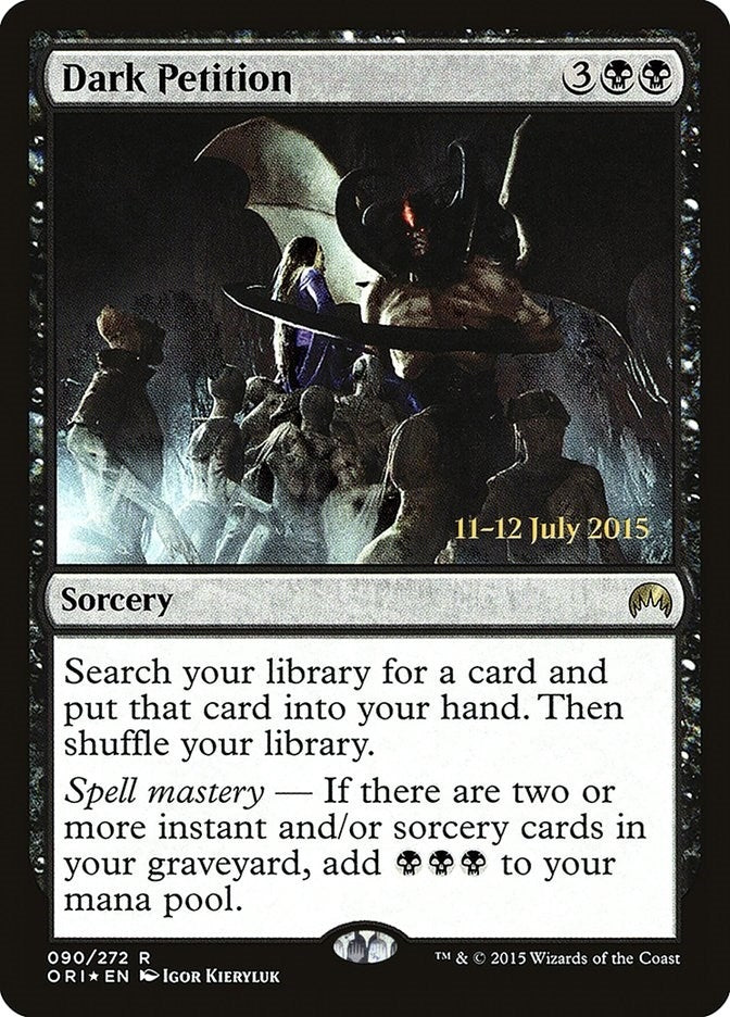 Image for Dark Petition (90) - Magic: The Gathering
