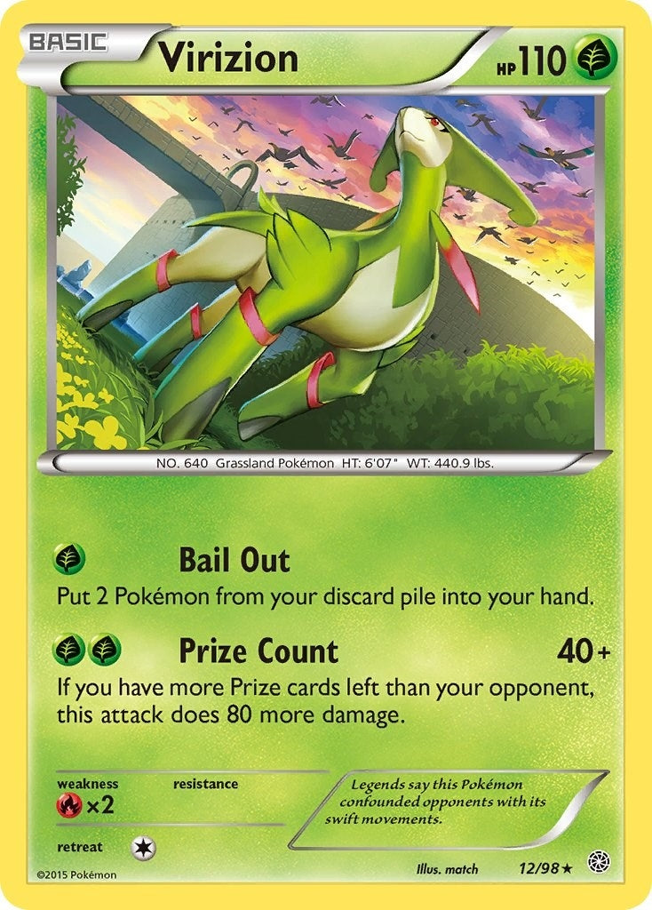 Image for Virizion (12/98) (AOR) - Pokemon
