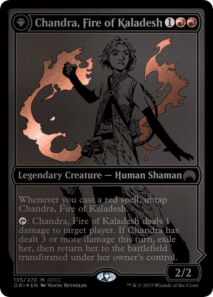 Image for Chandra, Fire of Kaladesh (SDCC 2015 Exclusive) (135) - Magic: The Gathering