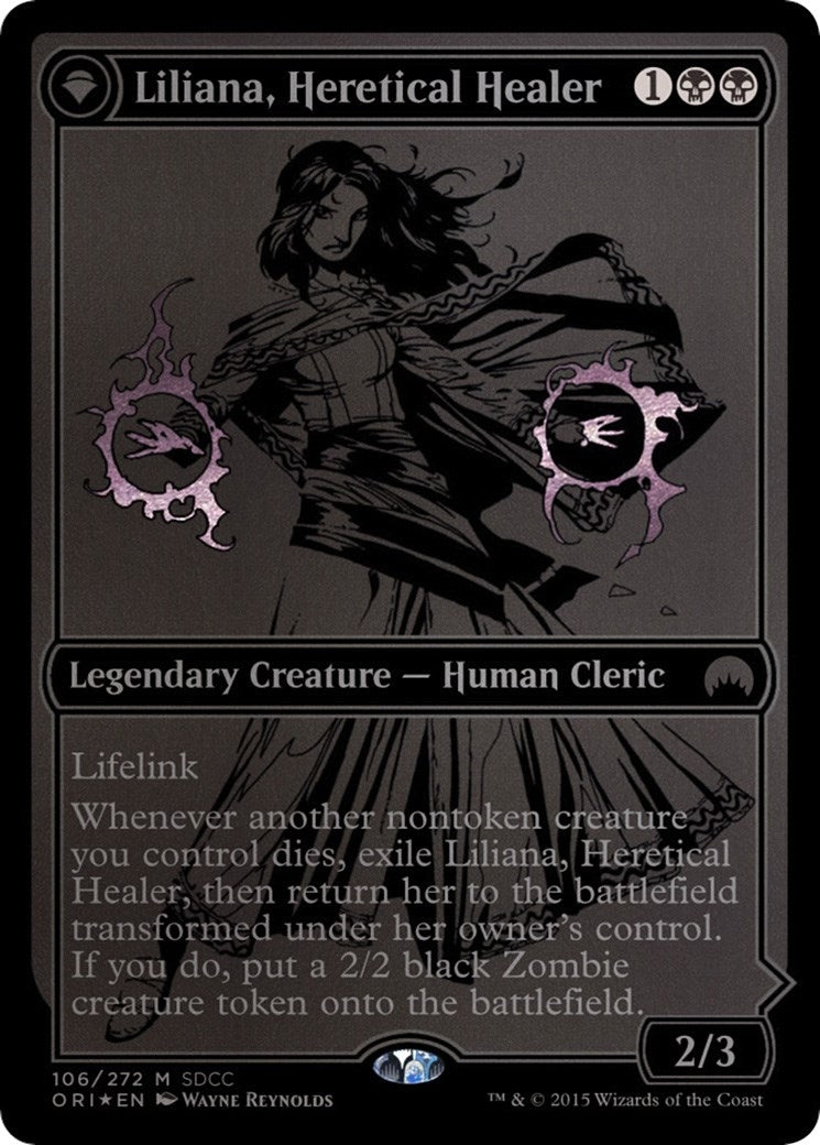 Image for Liliana, Heretical Healer (SDCC 2015 Exclusive) (106) - Magic: The Gathering