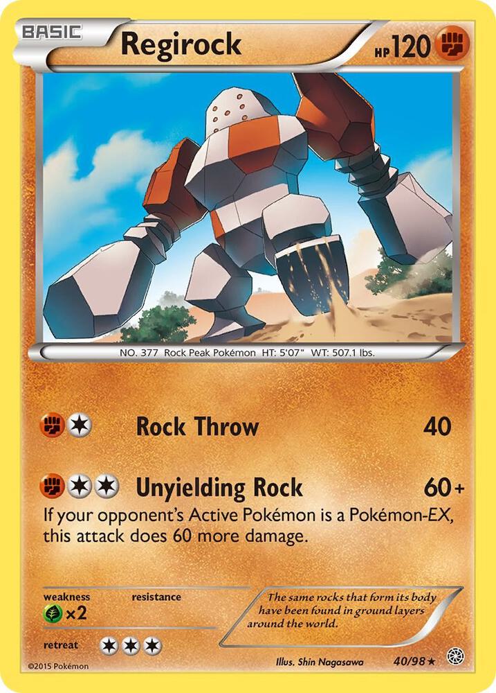 Image for Regirock (40/98) (AOR) - Pokemon