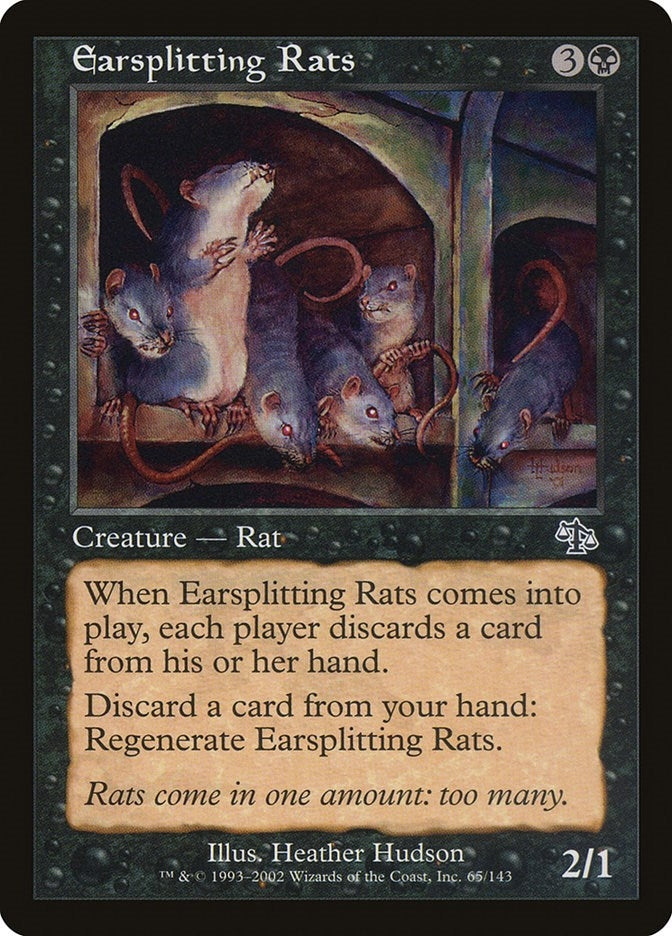 Image for Earsplitting Rats (65) - Magic: The Gathering