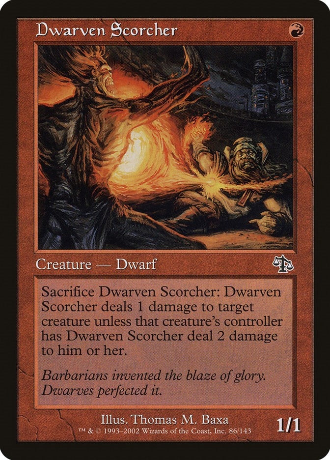 Image for Dwarven Scorcher (86) - Magic: The Gathering