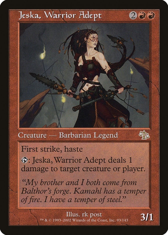 Image for Jeska, Warrior Adept (93) - Magic: The Gathering