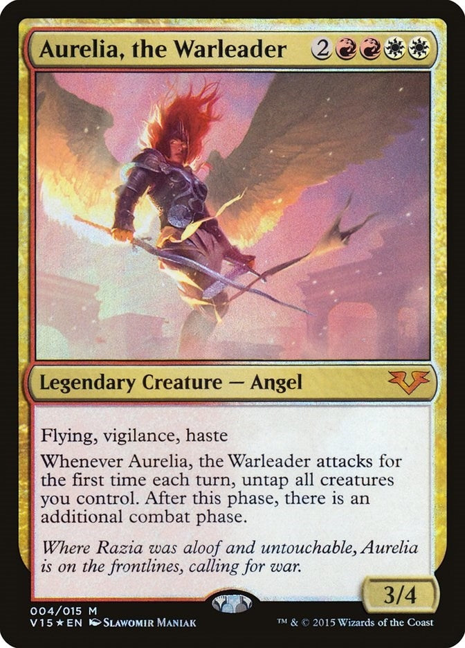 Image for Aurelia, the Warleader (4) - Magic: The Gathering
