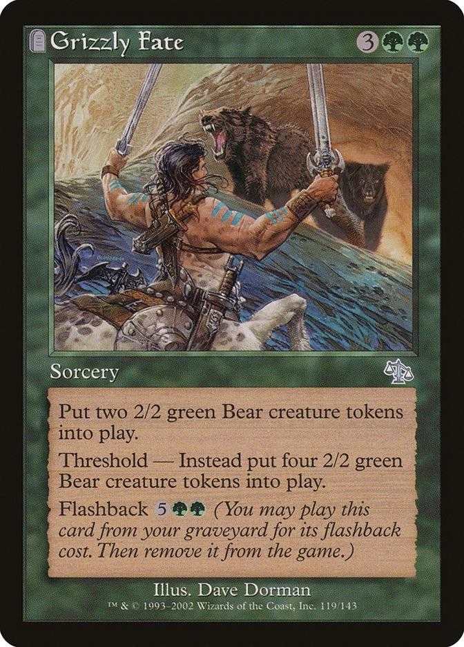 Image for Grizzly Fate (119) - Magic: The Gathering