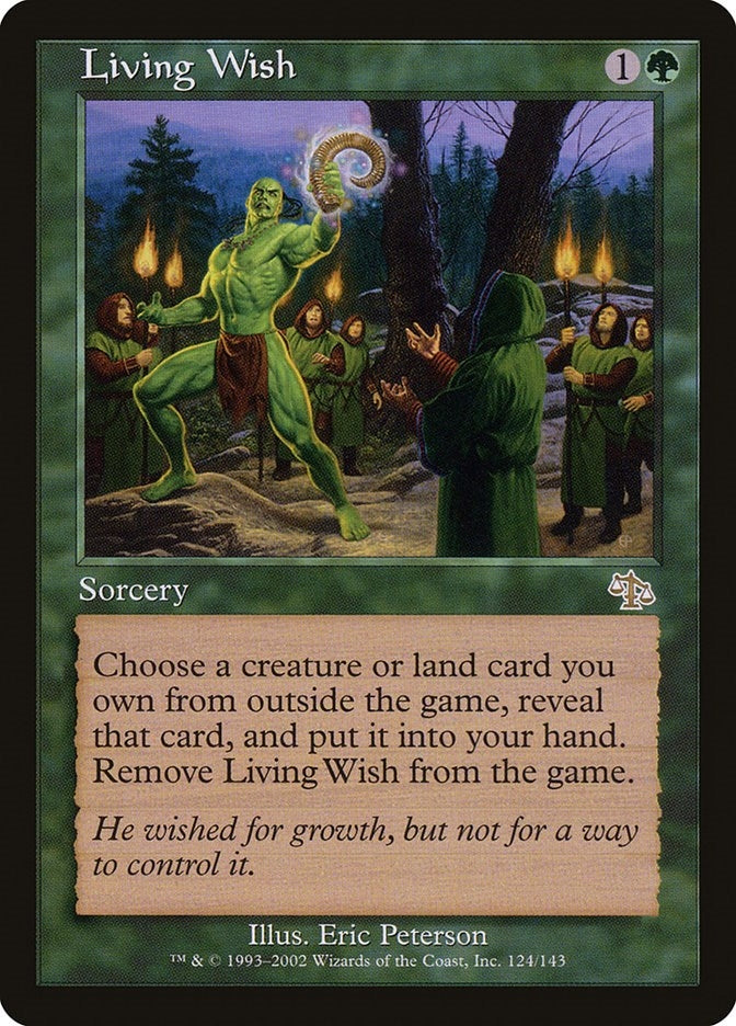 Image for Living Wish (124) - Magic: The Gathering