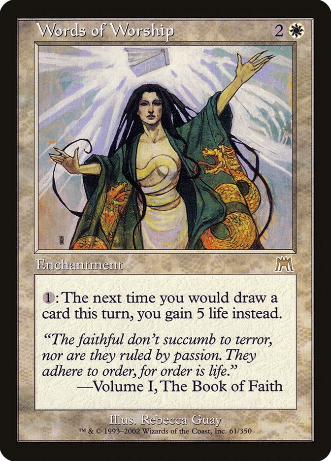 Image for Words of Worship (61) - Magic: The Gathering