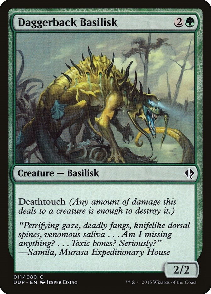 Image for Daggerback Basilisk (11) - Magic: The Gathering