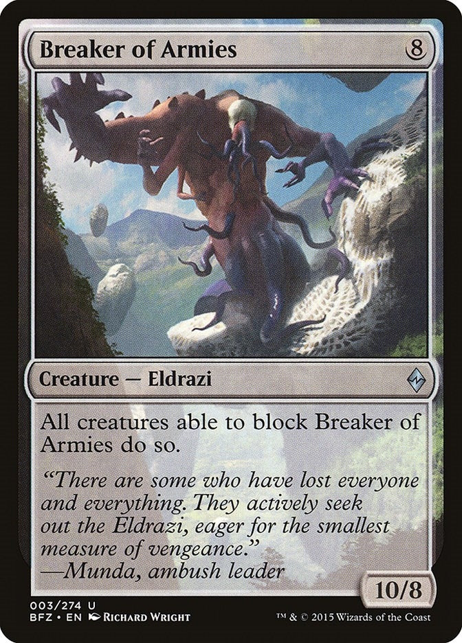 Image for Breaker of Armies (3) - Magic: The Gathering