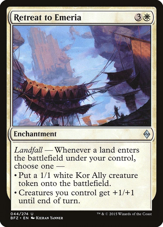 Image for Retreat to Emeria (44) (BFZ) - Magic: The Gathering