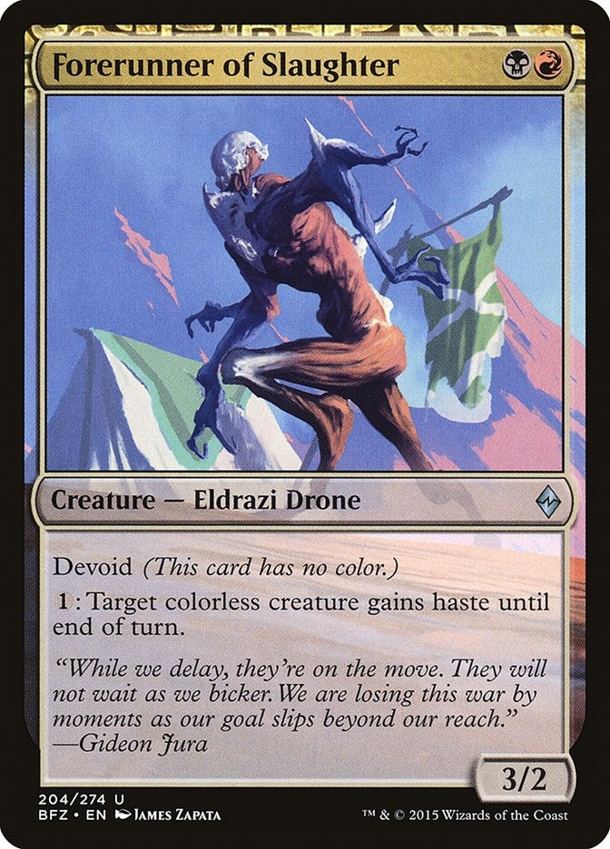 Image for Forerunner of Slaughter (204) (BFZ) - Magic: The Gathering