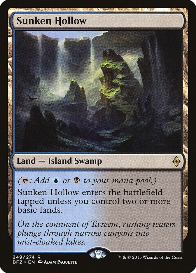 Image for Sunken Hollow (249) (BFZ) - Magic: The Gathering