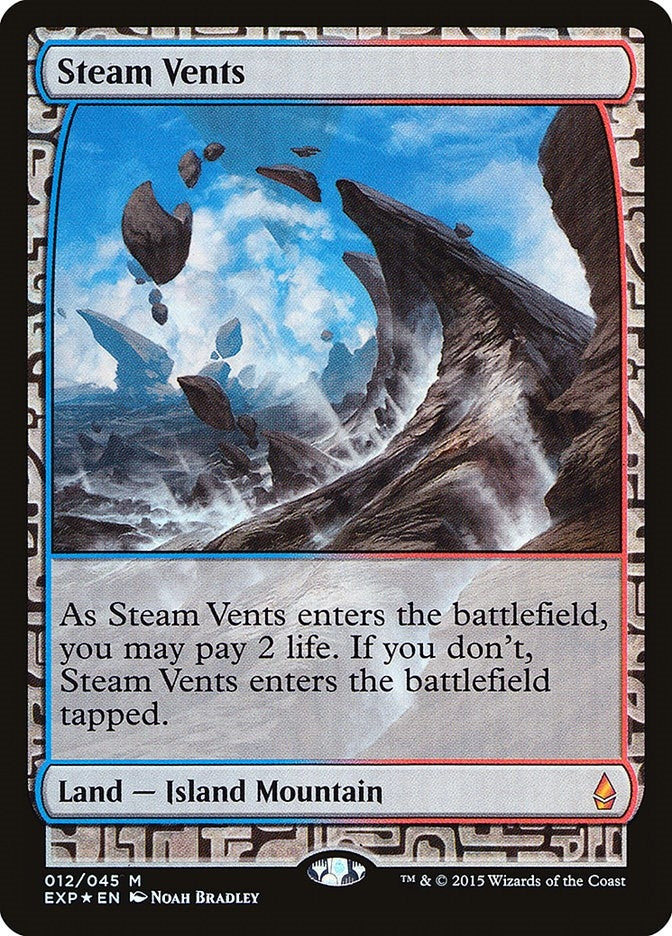 Image for Steam Vents (12) (EXP) - Magic: The Gathering