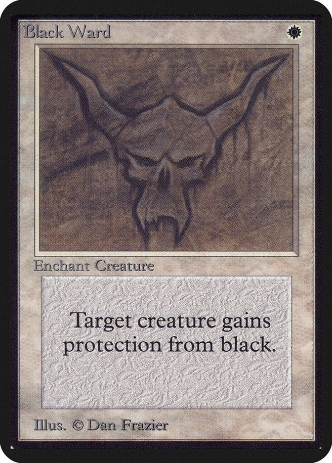 Image for Black Ward - Magic: The Gathering