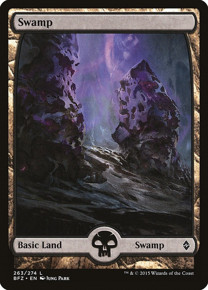 Image for Swamp (263) - Full Art (263) (BFZ) - Magic: The Gathering