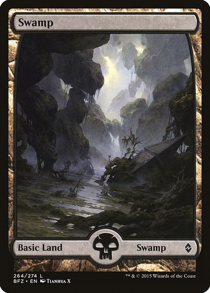 Image for Swamp (264) - Full Art (264) (BFZ) - Magic: The Gathering