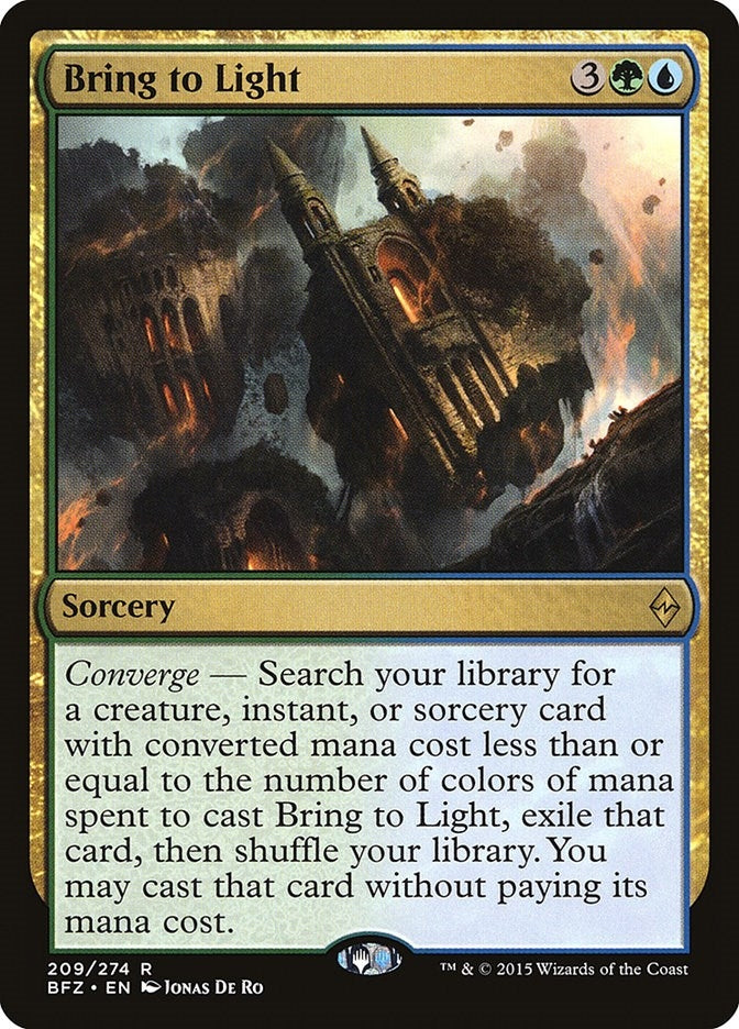 Image for Bring to Light (209) (BFZ) - Magic: The Gathering