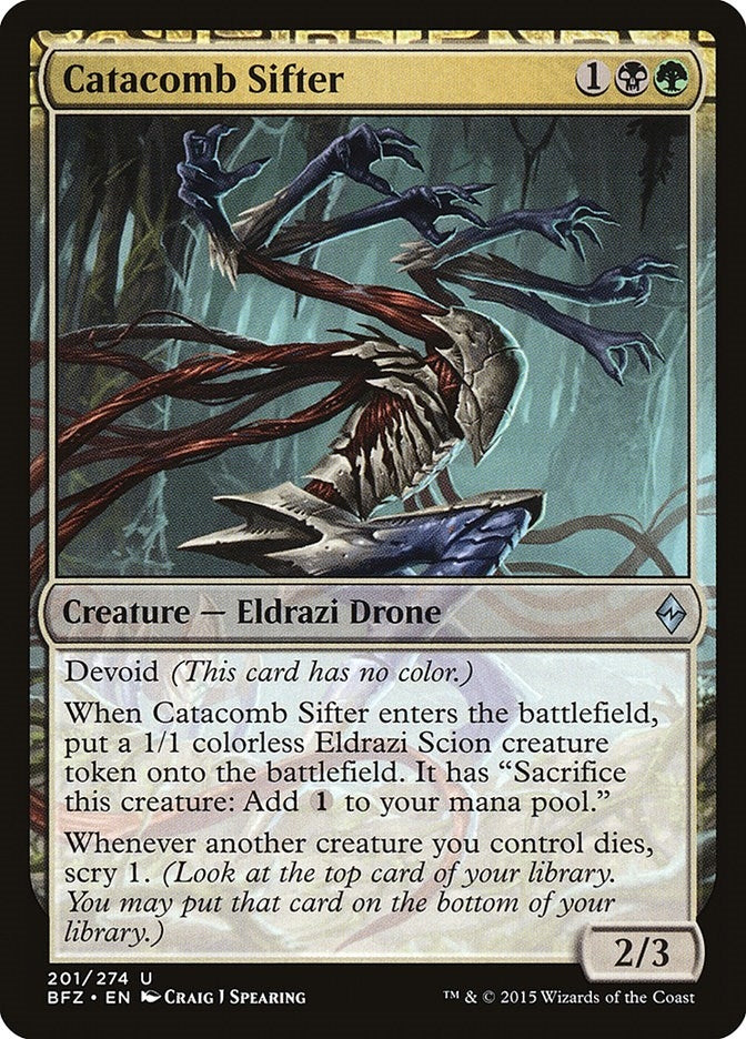 Image for Catacomb Sifter (201) (BFZ) - Magic: The Gathering