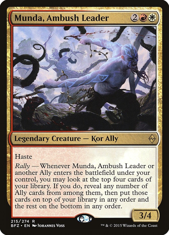 Image for Munda, Ambush Leader (215) (BFZ) - Magic: The Gathering
