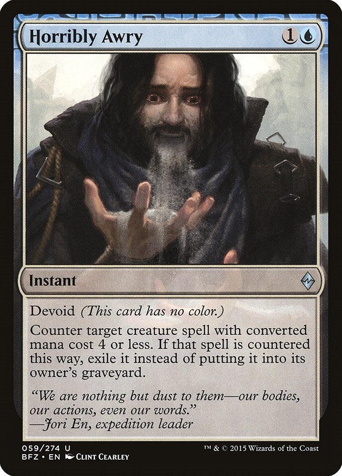 Image for Horribly Awry (59) (BFZ) - Magic: The Gathering