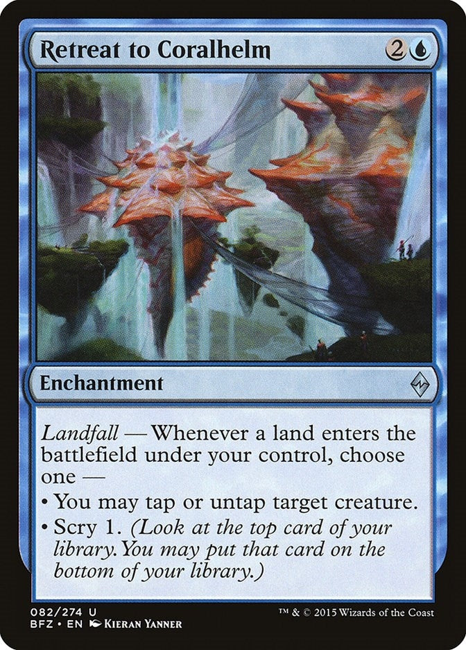 Image for Retreat to Coralhelm (82) (BFZ) - Magic: The Gathering