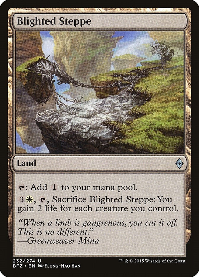 Image for Blighted Steppe (232) (BFZ) - Magic: The Gathering