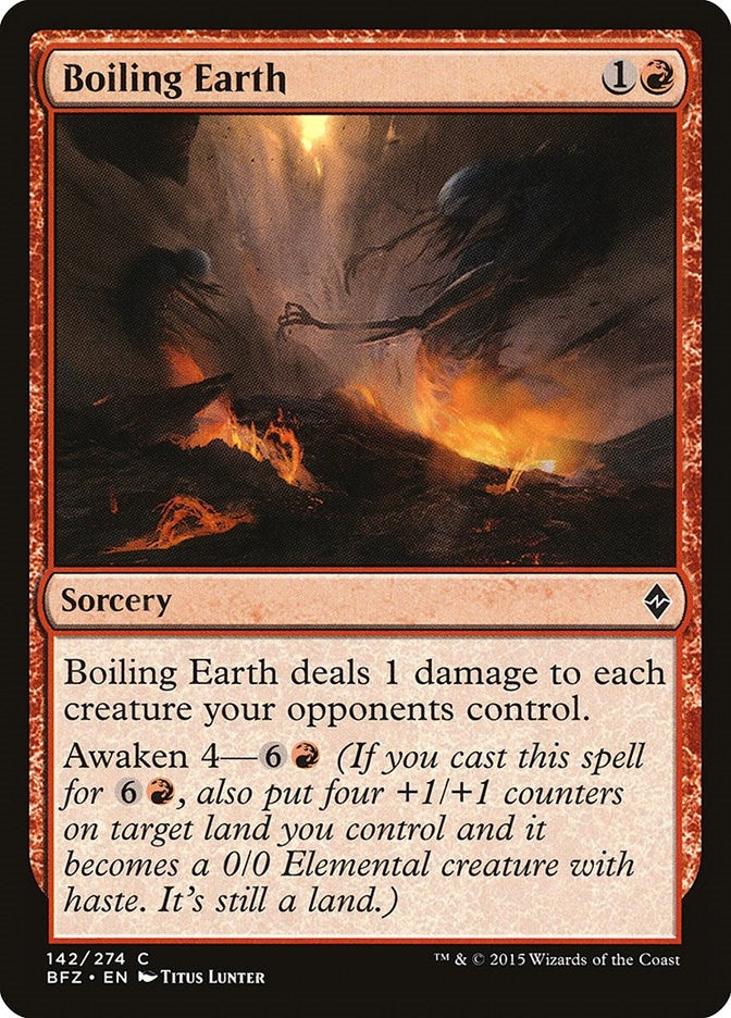Image for Boiling Earth (142) - Magic: The Gathering