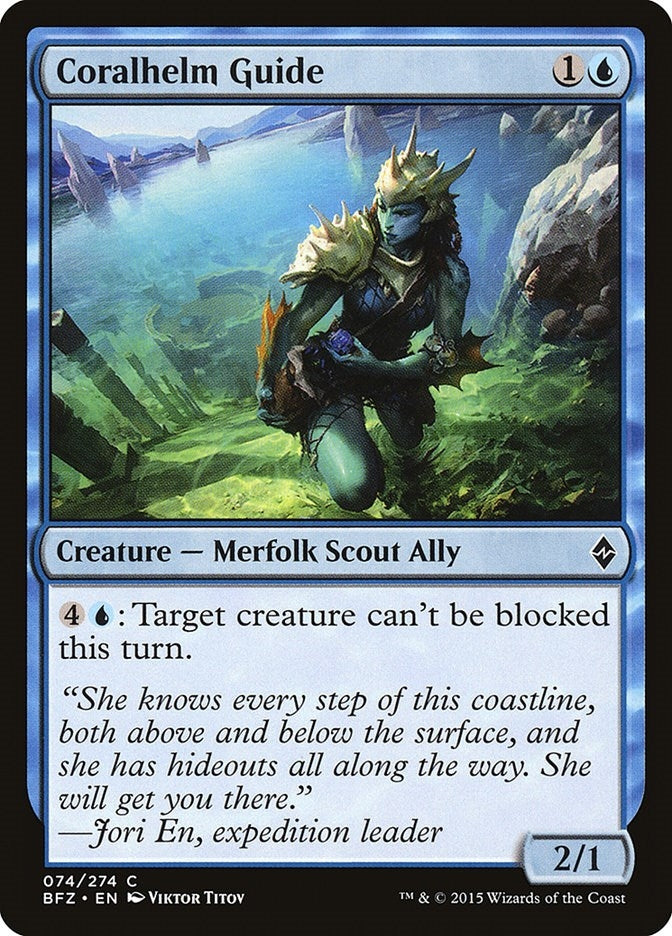 Image for Coralhelm Guide (74) (BFZ) - Magic: The Gathering
