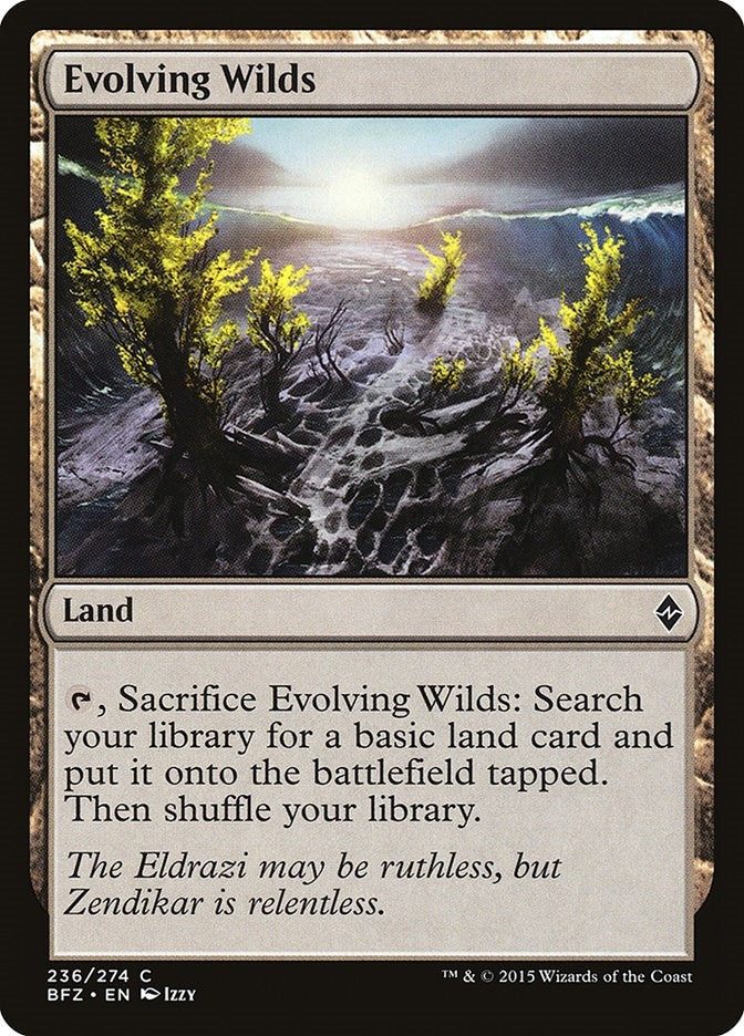 Image for Evolving Wilds (236) (BFZ) - Magic: The Gathering