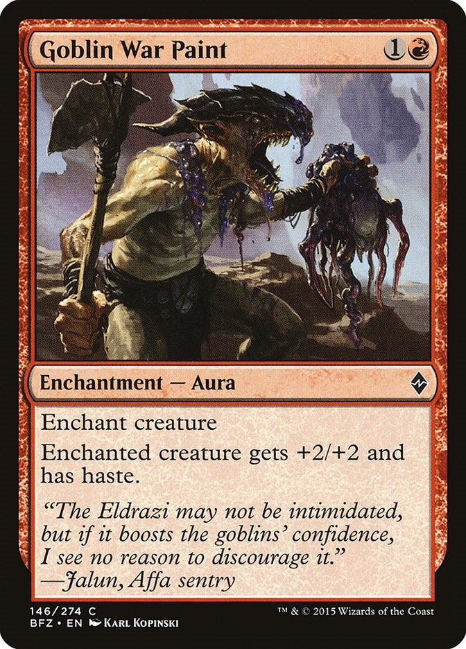 Image for Goblin War Paint (146) (BFZ) - Magic: The Gathering