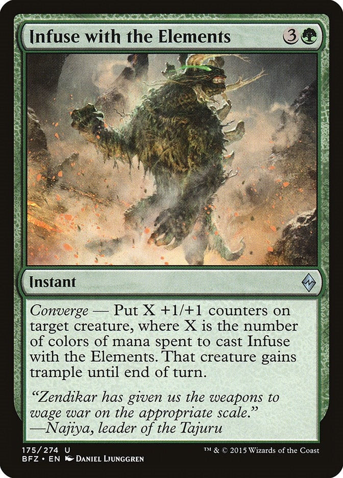 Image for Infuse with the Elements (175) (BFZ) - Magic: The Gathering