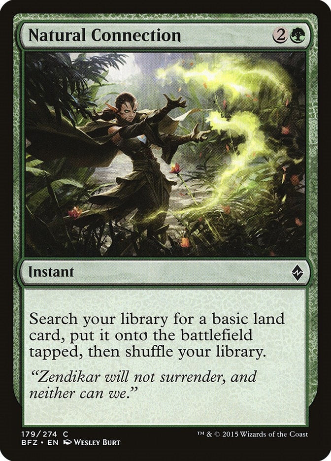 Image for Natural Connection (179) (BFZ) - Magic: The Gathering