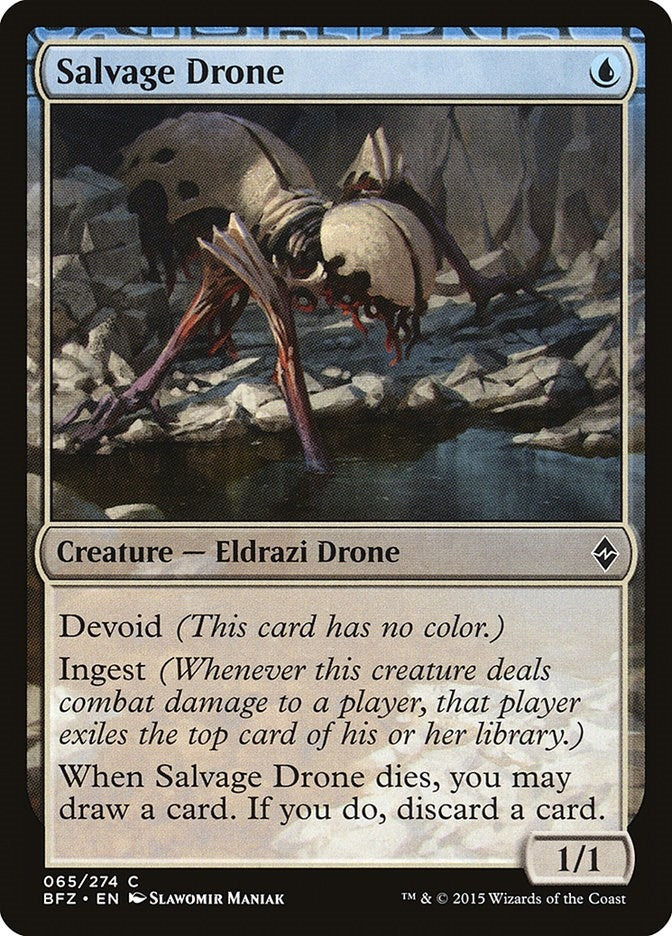 Image for Salvage Drone (65) (BFZ) - Magic: The Gathering