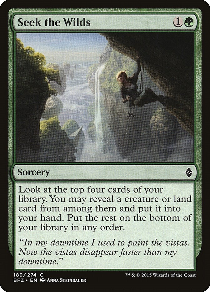 Image for Seek the Wilds (189) - Magic: The Gathering