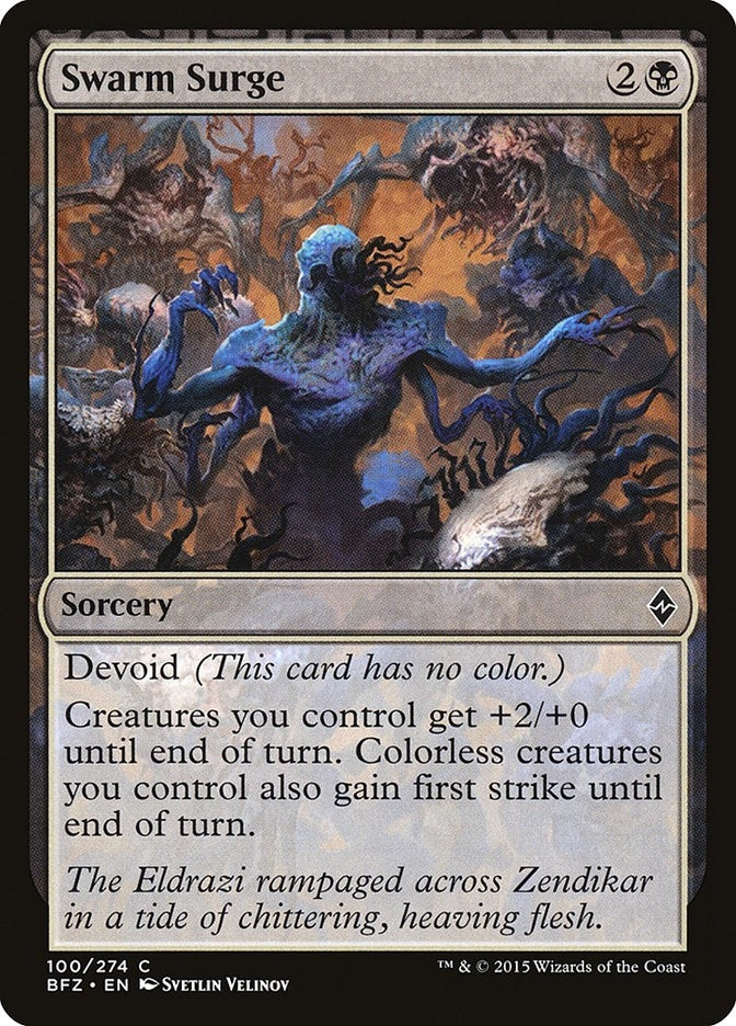 Image for Swarm Surge (100) (BFZ) - Magic: The Gathering