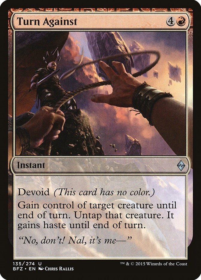 Image for Turn Against (135) (BFZ) - Magic: The Gathering