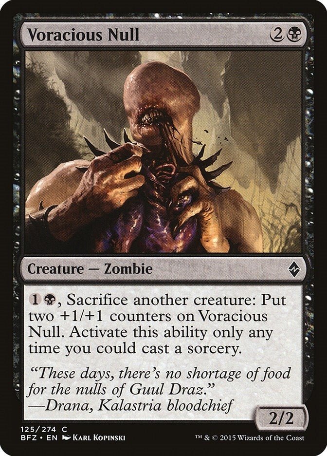 Image for Voracious Null (125) (BFZ) - Magic: The Gathering