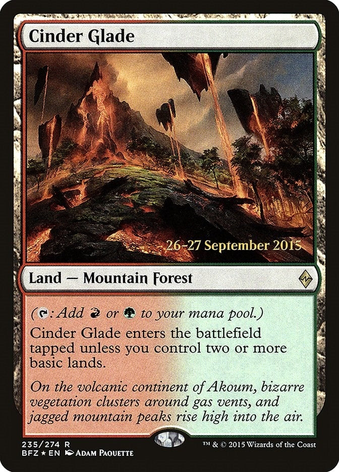 Image for Cinder Glade (235) - Magic: The Gathering