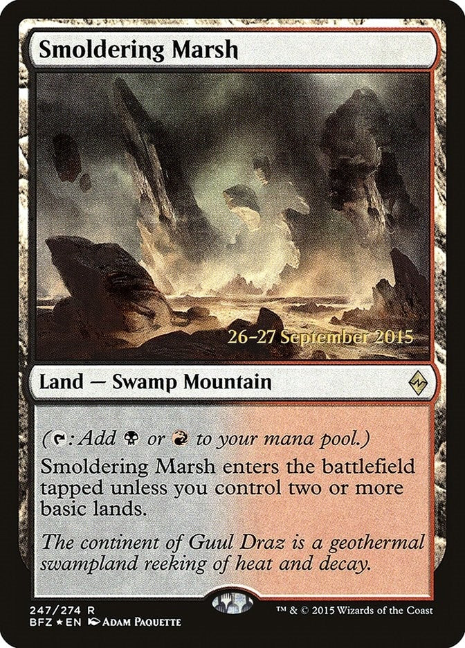 Image for Smoldering Marsh (247) - Magic: The Gathering